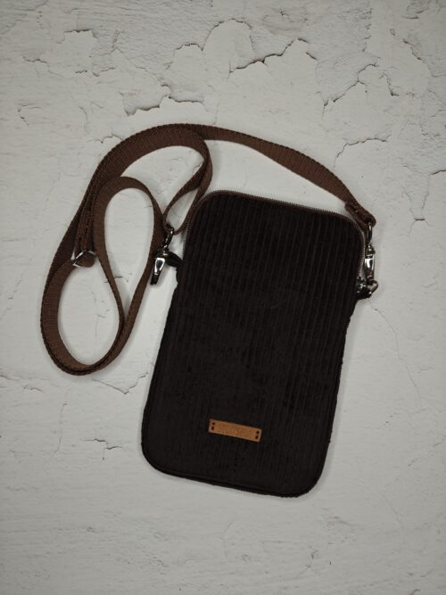 Handytasche Cord schoko