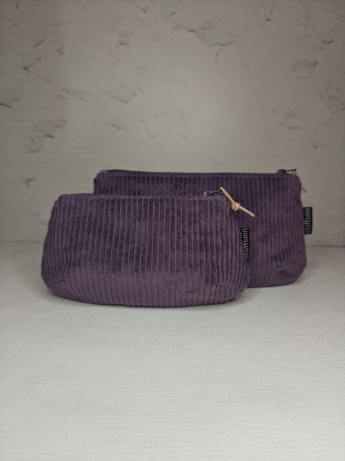 Täschchen Cord mauve